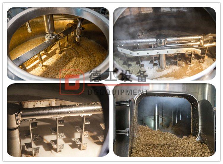 Raker mash lauter tank Depósito de purificador Raker