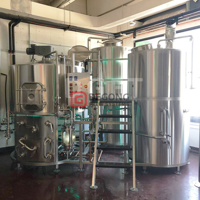10BBL Sistema de Saccharify de cerveza de acero inoxidable usado automáticamente comercialmente con aislamiento
