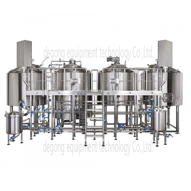7BBL acero inoxidable Cervecería Sistema Craft Equipo sala de cocimiento con vapor de calefacción