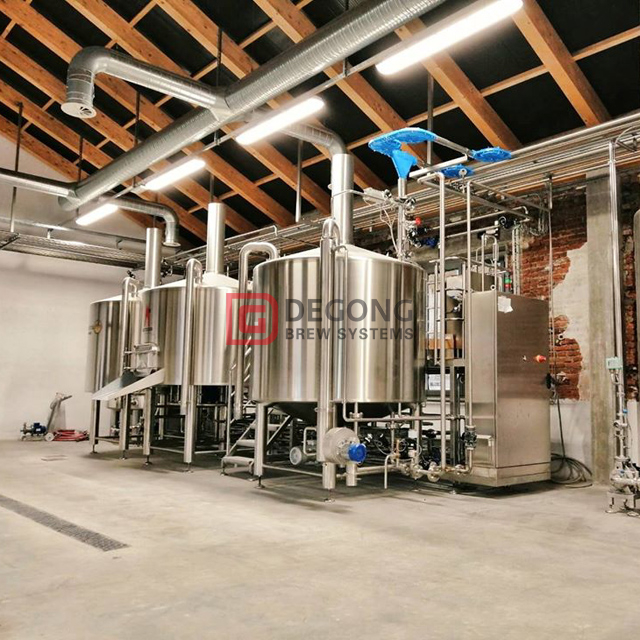7bbL de acero inoxidable / cobre Sistema de elaboración de cerveza Cerveza Mashing Brewhouse System en venta