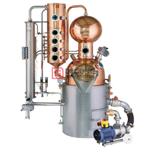 500L Cobre Alcohol Stills Distillery Machine Inicio Equipo de destilación Sistema de elaboración de cerveza China