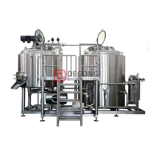 Equipo de elaboración de cerveza industrial de acero inoxidable 304 de 1000L con tanque de fermentación Unitank Fabricante de la planta de cervecería