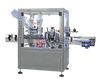 Máquina de etiquetado completamente automática CE para botellas redondas de vidrio en China