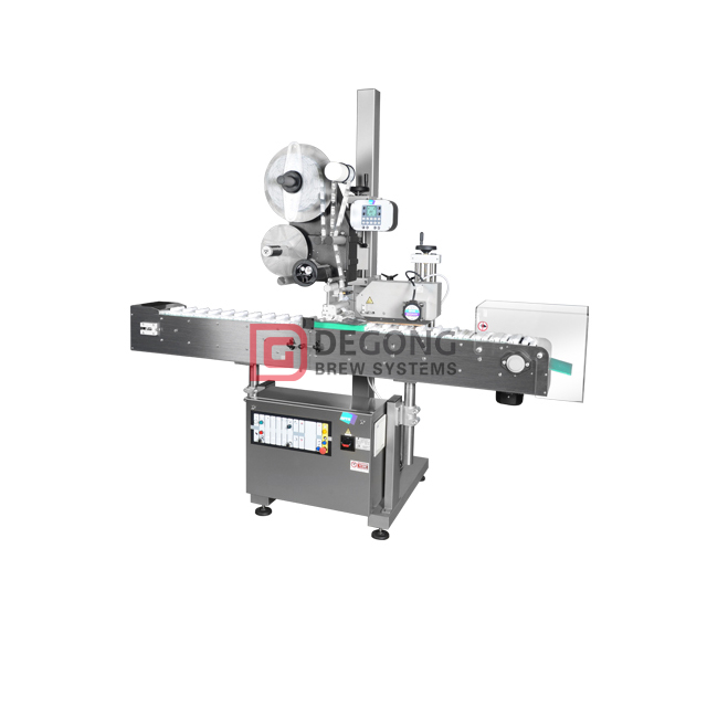 Máquina automática de etiquetado de botellas redonda y máquina de etiqueta adhesiva de botella de cerveza irregular para botellas