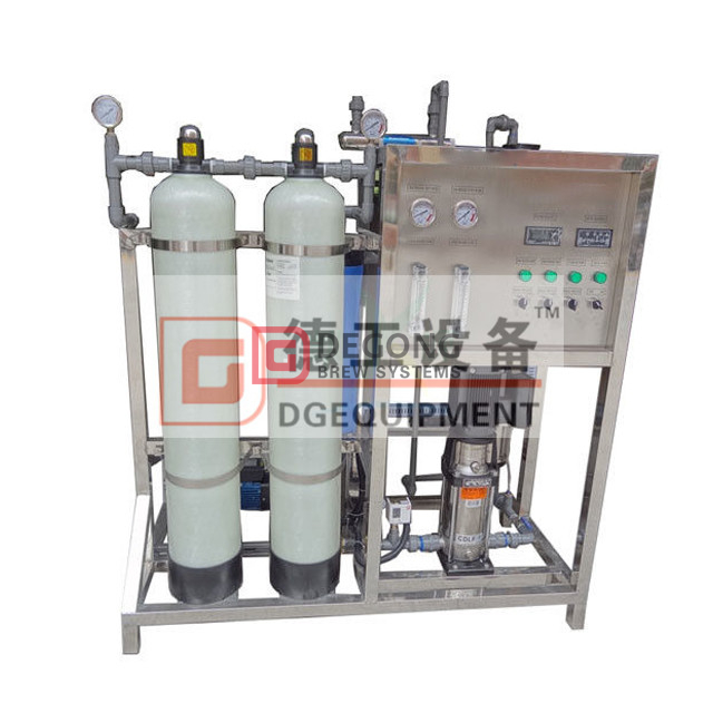 Sistema de tratamiento de agua RO de acero inoxidable 250LPH Sistema de filtración de ósmosis inversa para la venta