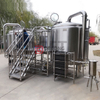 2000L llave en mano industrial utiliza equipo de elaboración de cerveza de acero inoxidable de grado alimenticio