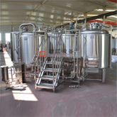 Industrial Brewing System 2000L Cerveza Equipo 3 Embarcaciones cervecería