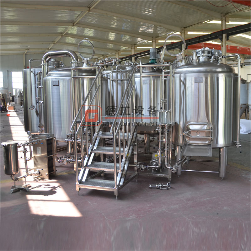 Industrial Brewing System 2000L Cerveza Equipo 3 Embarcaciones cervecería