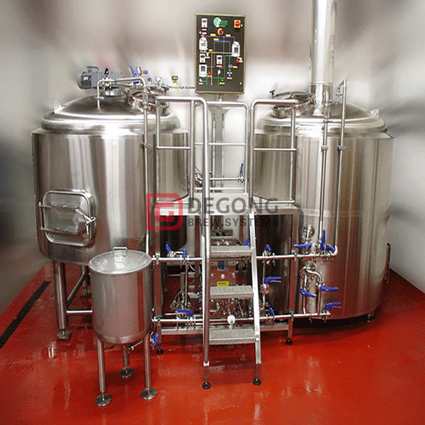 Equipo de elaboración de cerveza comercial llave en mano automatizado 500L para restaurante de pub
