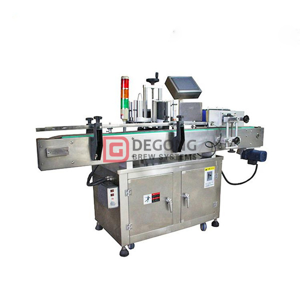 Máquina de etiquetado completamente automática CE para botellas redondas de vidrio en China