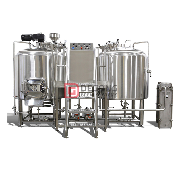 Fábrica de cerveza 10HL comercial de acero inoxidable Craft Beer sistema de preparación llave en mano Equipo en Eslovenia