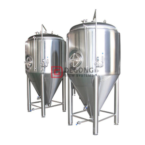Chaqueta de hoyuelos de acero inoxidable 20HL Tanque de fermentación cónico Cerveza Planta de equipos de microcervecería en Australia