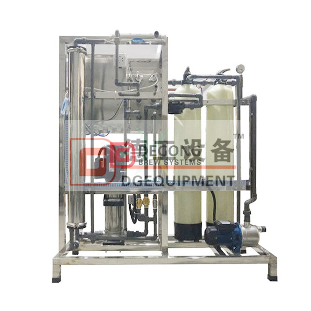 Sistema de tratamiento de agua RO de acero inoxidable 250LPH Sistema de filtración de ósmosis inversa para la venta