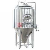 Chaqueta de enfriamiento de 10HL Sistema de preparación del tanque de fermentación cónico de acero inoxidable Fabricante Línea de producción de cerveza Popularidad Australia