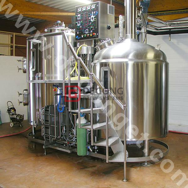 Equipo de elaboración de cerveza comercial automatizado llave en mano 500L para la venta en Irlanda