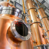Equipo de destilación llave en mano de cobre rojo 1000L para vodka, ginebra, whisky, brandy, ron