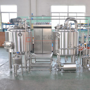 Sistema automatizado completo de elaboración de cerveza artesanal 500L Equipo de cocción de cerveza de tres ollas con certificación PED