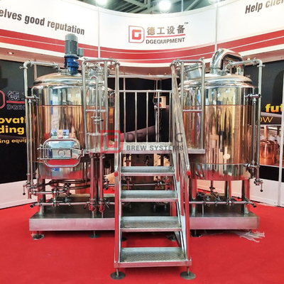 500L doble chaqueta de calentamiento eléctrico receta llave en mano proyecto de equipo de elaboración de cerveza en venta