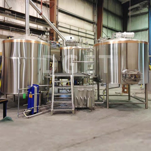 Proyecto llave en mano de cervecería 1000L 10BBL 10HL Línea de producción de cerveza Sistema de elaboración de cerveza en venta