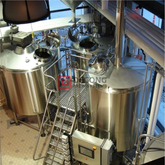 7 cervecerías de acero inoxidable de 2 recipientes BBL con equipo de cervecería de calefacción de vapor para la venta