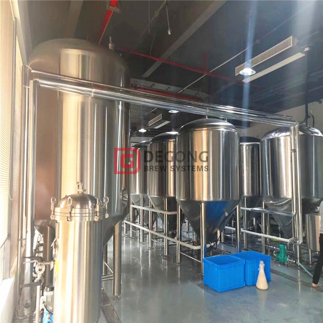 Equipo de elaboración de cerveza artesanal industrial automatizado de 2 buques 1000L para la venta