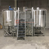 10BBL Calefacción de vapor Tres recipientes Cerveza Brewhosue Comercial Utilizado Equipo completo de cervecería