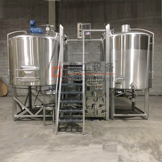 10BBL Calefacción de vapor Tres recipientes Cerveza Brewhosue Comercial Utilizado Equipo completo de cervecería