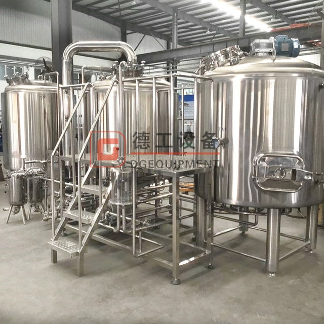 Equipo de cervecería de cerveza comercial de acero inoxidable 10BBL con aislamiento