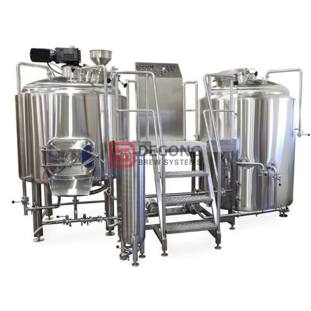 Equipo de microcervecería 500L con doble cubierta de calefacción eléctrica de acero inoxidable de alta calidad para la venta Clientes globales de América Latina