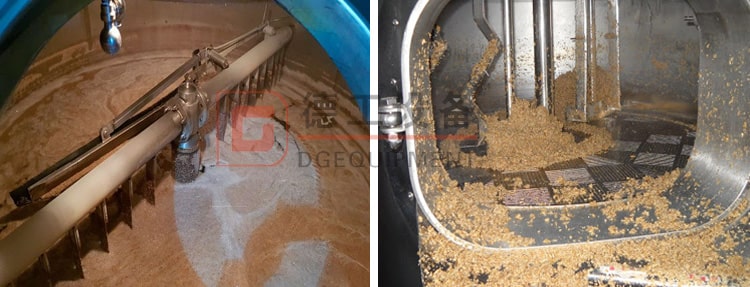 pur&eacute; de cerveza y lautering