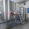 1000L Barras comerciales semiautomáticas con aislamiento de acero inoxidable terminadas / cervecería personal sistema de elaboración de cerveza usado