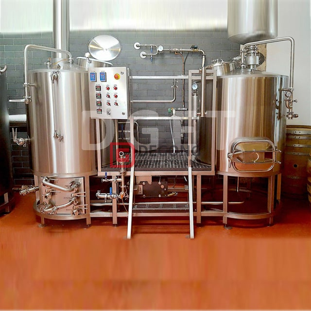 200L Sistema de elaboración de cerveza casera Mini cervecería / restaurante / brewpub Equipo de elaboración de cerveza usado