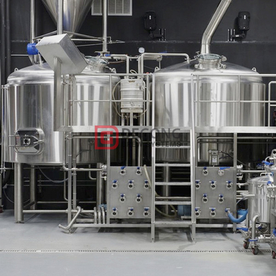 Equipo de elaboración de cerveza micro automático de vapor calentado 500L para brewpub / hotel / restaurant