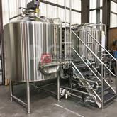 1000L Comercial Brewery SS304 / 316 Gravity Beer Brewing Equipment Brew Kettle en venta