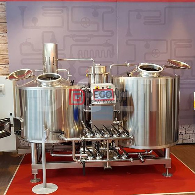 200L Sistema de elaboración de cerveza casera Mini cervecería / restaurante / brewpub Equipo de elaboración de cerveza usado