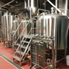 10BBL Calefacción de vapor Tres recipientes Cerveza Brewhosue Comercial Utilizado Equipo completo de cervecería