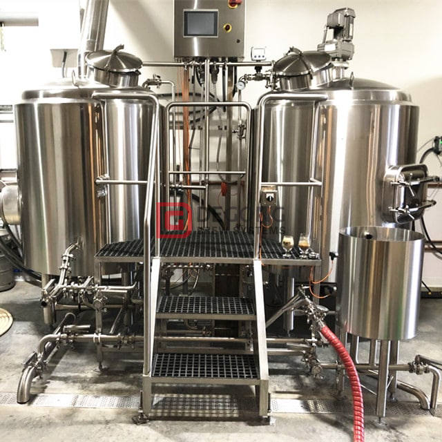 Equipo de elaboración de cerveza artesanal industrial automatizado de 2 buques 1000L para la venta