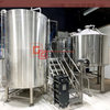 Equipo de elaboración de cerveza SUS304 con calentamiento por vapor de 20HL certificado por PED para uso comercial