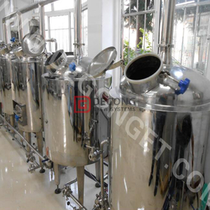 Mini equipo de la cervecería 100L / 200L para la fabricación de cerveza Máquina de fabricación de cerveza de acero inoxidable